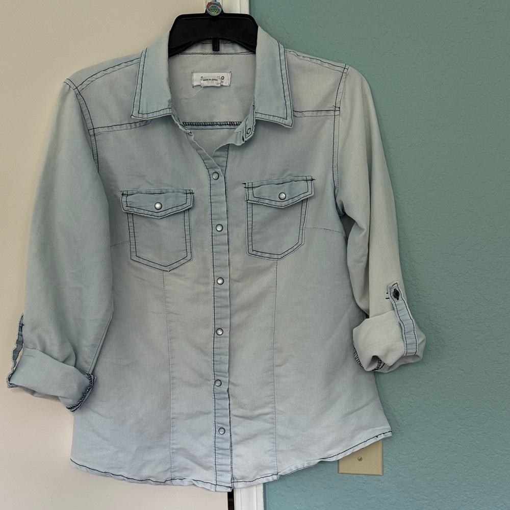Ciscono  Light denim Button Down Shirt